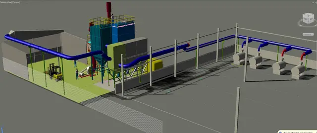 Proyecto de filtración y ventilación industrial de Aria Sauber · Fotografía 13 de 14