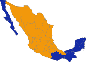 Mapa de cobertura nacional Aria Sauber